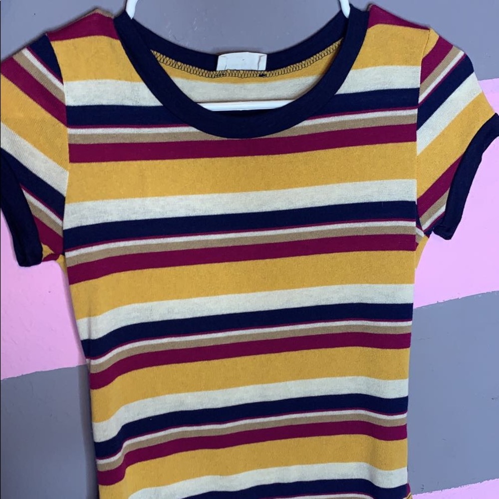 Colorful striped shirt